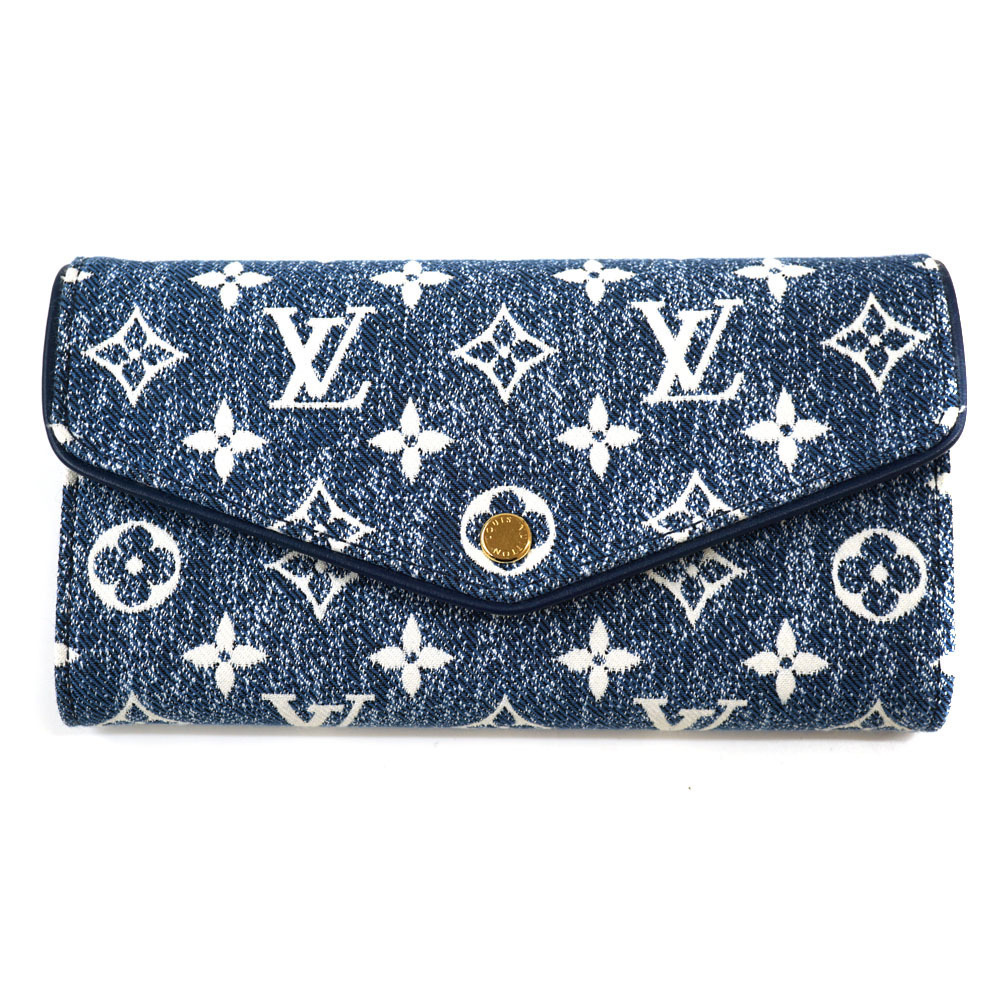 Louis Vuitton Sarah Portefeuille Wallet Monogram Jacquard Denim